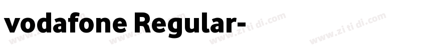 vodafone Regular字体转换